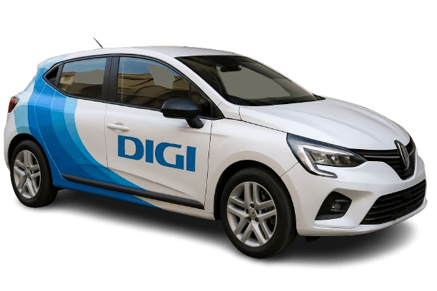 Rotulación vehicular Barcelona 8 Rotulación parcial de coches comerciales en Barcelona