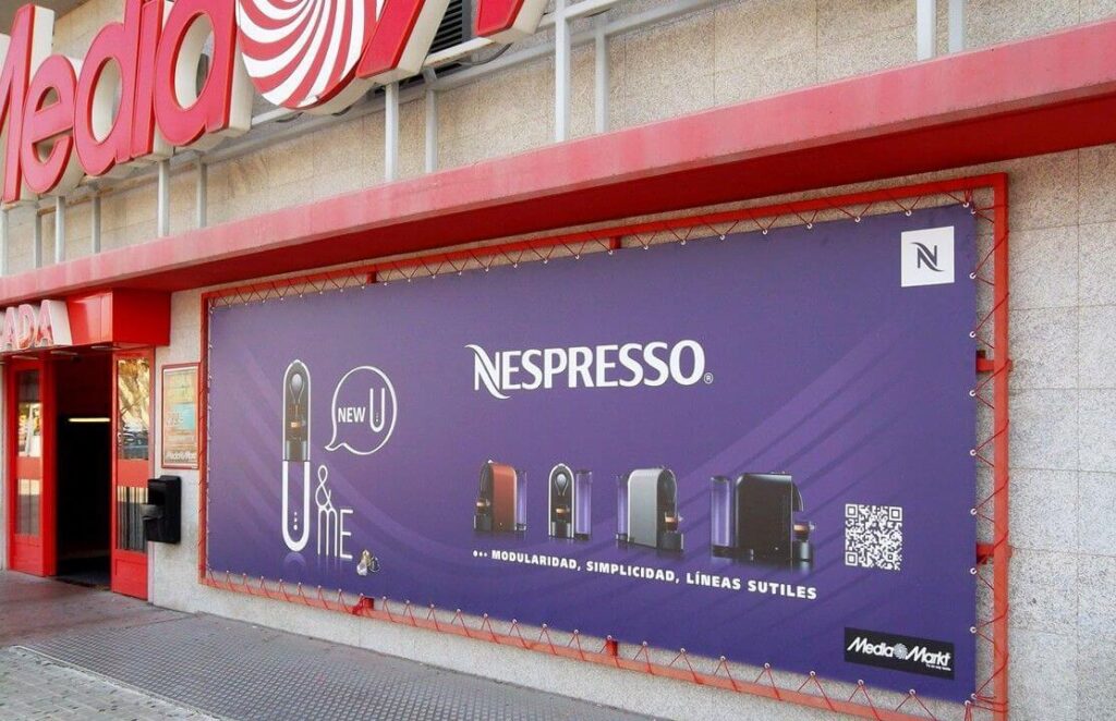 Pancartas de lonas en Barcelona